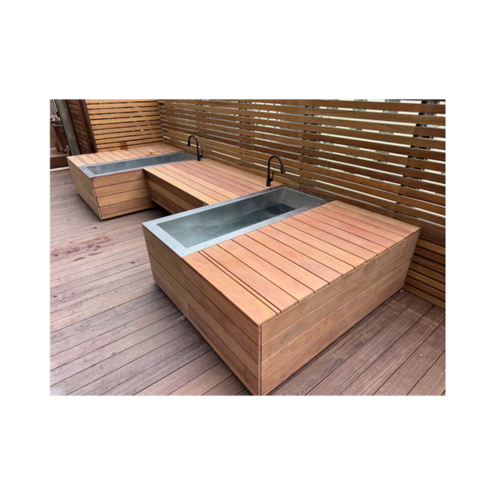 Blue Cube Custom Cold Plunge Tub Options