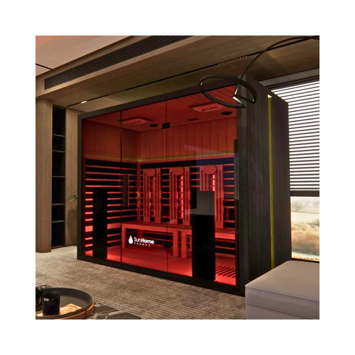 Sun Home Eclipse™ 4-Person Red Light & Infrared Sauna (Full Spectrum)