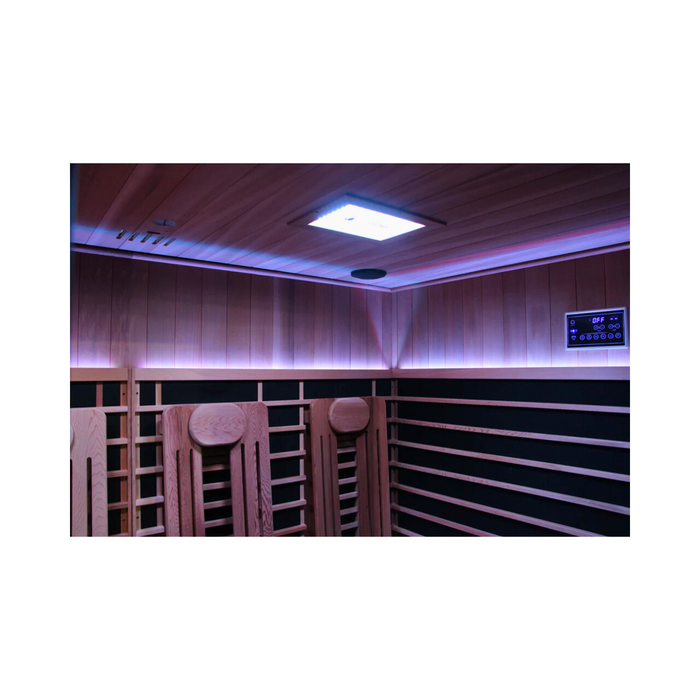 Sun Home Eclipse™ 4-Person Red Light & Infrared Sauna (Full Spectrum)