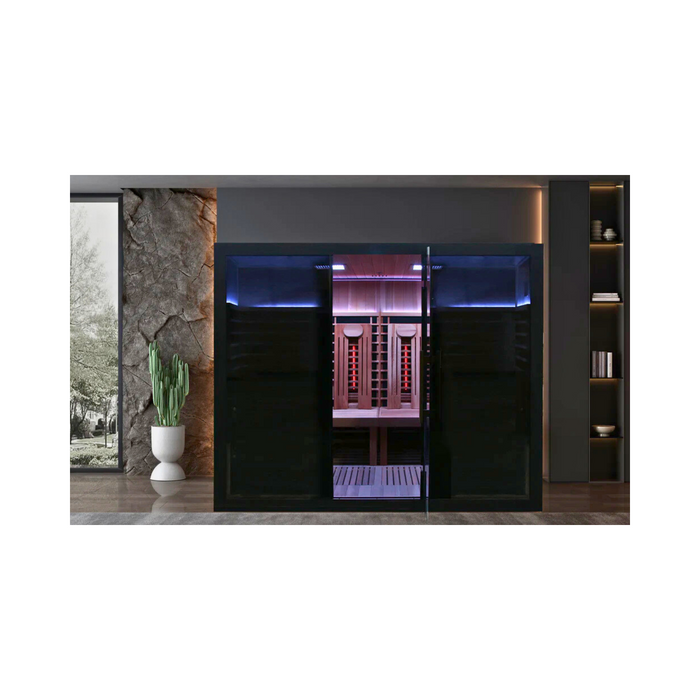 Sun Home Eclipse™ 4-Person Red Light & Infrared Sauna (Full Spectrum)