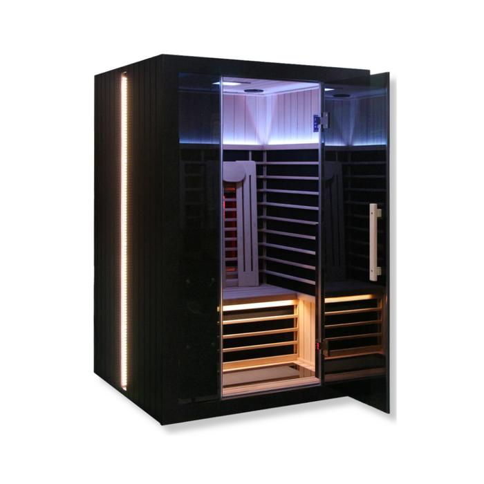 Sun Home Eclipse™ 2-Person Red Light & Infrared Sauna (Full Spectrum)