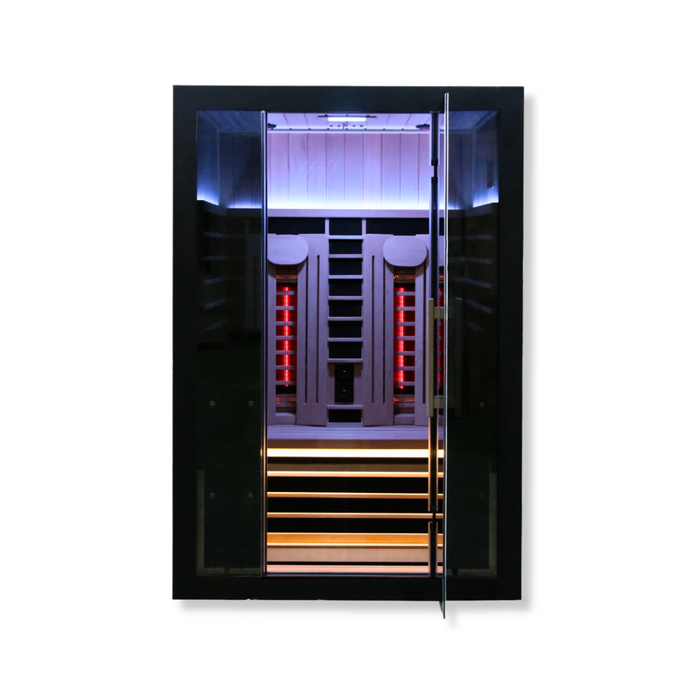 Sun Home Eclipse™ 2-Person Red Light & Infrared Sauna (Full Spectrum)