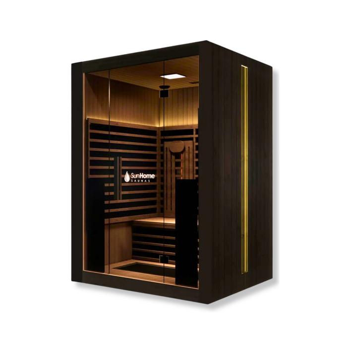 Sun Home Eclipse™ 2-Person Red Light & Infrared Sauna (Full Spectrum)