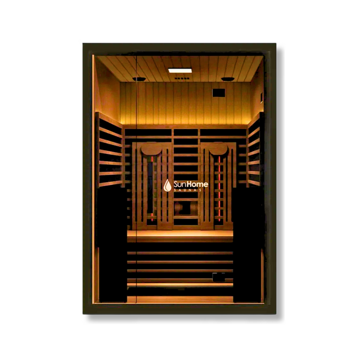 Sun Home Eclipse™ 2-Person Red Light & Infrared Sauna (Full Spectrum)