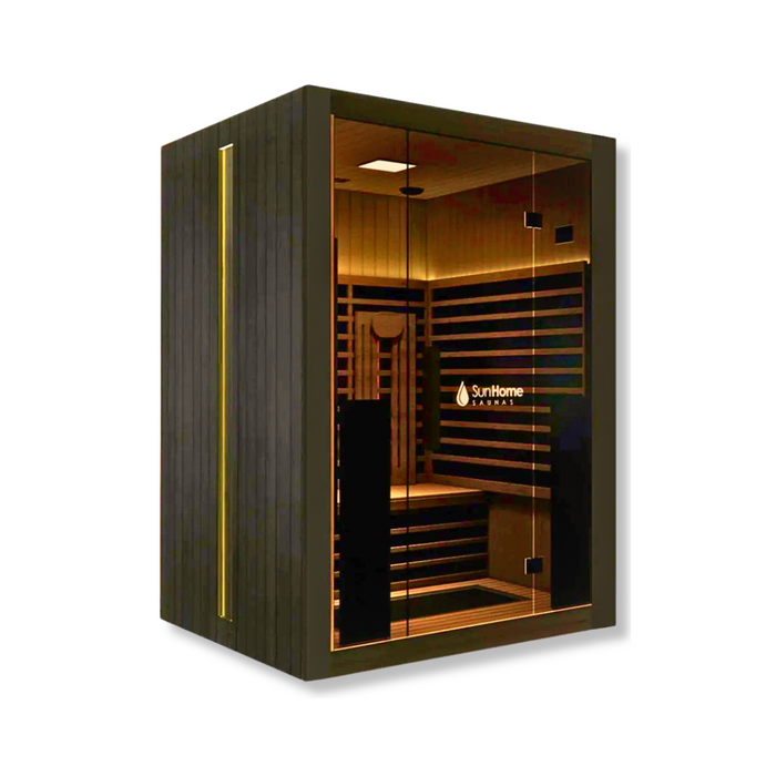 Sun Home Eclipse™ 2-Person Red Light & Infrared Sauna (Full Spectrum)