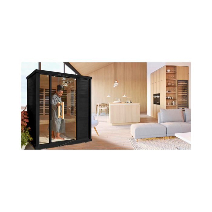 Sun Home Solstice™ 3-Person (Far) Infrared Sauna - Basswood