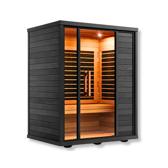Sun Home Solstice™ 3-Person (Far) Infrared Sauna - Basswood